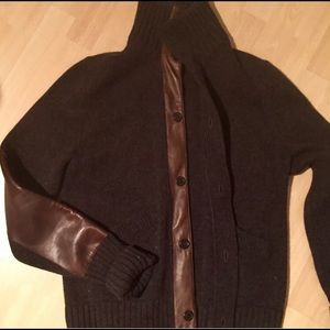 🦋 VALENTINO🌟Wool/Leather Jacket